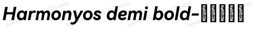 Harmonyos demi bold字体转换